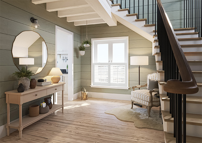 Bromley, Pure White - Cafe Style Plantation Shutter - Image 7